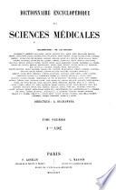 Dictionnaire encyclopédique des sciences médicales