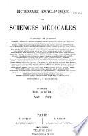 Dictionnaire encyclopédique des Sciences Médicales