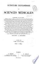 Dictionnaire encyclopédique des sciences médicales