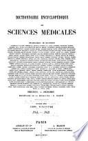 Dictionnaire encyclopédique des sciences médicales
