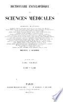 Dictionnaire encyclopédique des sciences médicales