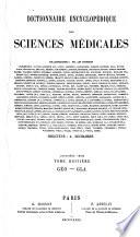 Dictionnaire encyclopédique des sciences médicales