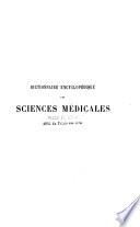Dictionnaire encyclopédique des Sciences Médicales