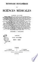 Dictionnaire Encyclopedique des Sciences Medicales
