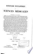 Dictionnaire encyclopédique des sciences médicales