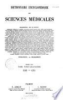 Dictionnaire encyclopédique des Sciences Médicales