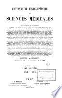 Dictionnaire encyclopédique des sciences médicales