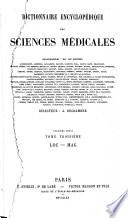 Dictionnaire encyclopédique des sciences médicales