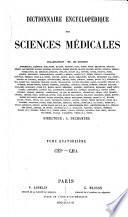 Dictionnaire encyclopédique des sciences médicales
