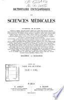 *Dictionnaire encyclopédique des sciences médicales