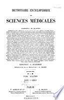 Dictionnaire encyclopédique des Sciences Médicales