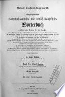 Dictionnaire encyclopédique français-allemand et allemand-français