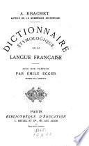 Dictionnaire étymologique de la langue française