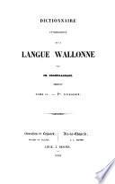 Dictionnaire étymologique de la langue wallonne