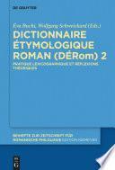 Dictionnaire Étymologique Roman (DÉRom) 2