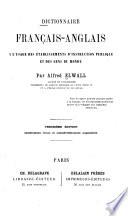 Dictionnaire français-anglais à l'usage des établissements d'instruction publique et des gens du monde