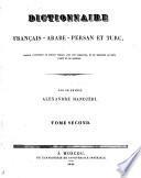 Dictionnaire français-arabe-persan et turc