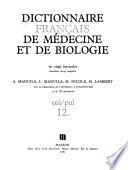 Dictionnaire français de médecine et de biologie