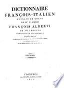 Dictionnaire françois-italien