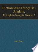 Dictionnaire Fran?aise-Anglais,