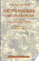 Dictionnaire gascon-français (Landes) de l'abbé Vincent Foix