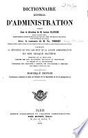 Dictionnaire général d'administration