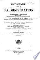 Dictionnaire général d'administration