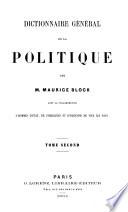 Dictionnaire général de la politique