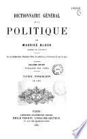 Dictionnaire général de la politique