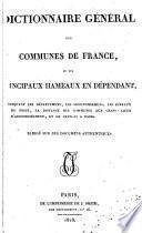 Dictionnaire général des communes de France