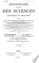 Dictionnaire général des sciencies théoriques et apliquées...