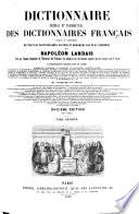 Dictionnaire général et grammatical des dictionnaires français