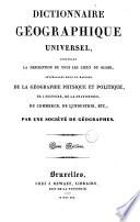 Dictionnaire géographie universel