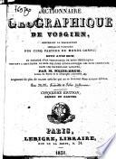 Dictionnaire géographique contenant la description générale et particulière des cinq parties du monde connu