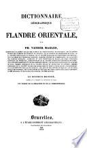 Dictionnaire géographique de la Flandre orientale