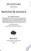 Dictionnaire géographique de la province de Hainaut