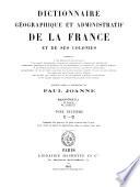 Dictionnaire géographique et administratif de la France et de ses colonies. 2. C - D