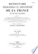 Dictionnaire géographique et administratif de la France et de ses colonies