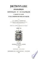 Dictionnaire géographique, historique et biographique d'Indre-et-Loire et de l'ancienne province de Touraine