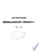 Dictionnaire géographique portatif... revu avec soin et précédé d'un vocabulaire de mots génériques servant à expliquer le sens des noms géographiques...