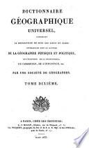 Dictionnaire géographique universel