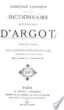 Dictionnaire historique d'argot