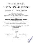 Dictionnaire historique de l'ancien langage françois