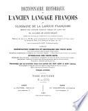 Dictionnaire historique de l'ancien langage françois: N - Quq, 1880