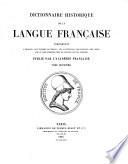 Dictionnaire historique de la langue française