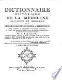 Dictionnaire historique de la médecine ancienne et moderne