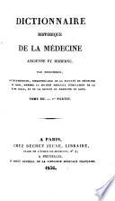 Dictionnaire historique de la médecine ancienne et moderne, ou Précis de l'histoire générale, technologique et littéraire de la médecine v.3 c.2, 1836