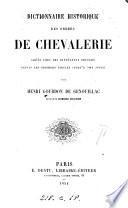 Dictionnaire historique des ordres de chevalerie