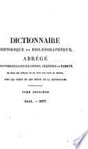 Dictionnaire historique et bibliographique abrégé
