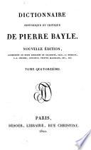 Dictionnaire historique et critique de Pierre Bayle: Dictionnaire historique et critique